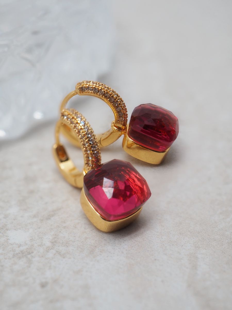 Adele øredobber bringebær