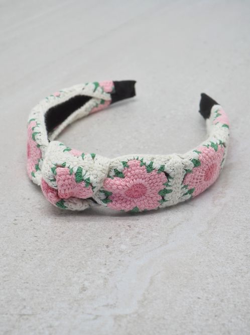 Hovedbilde Hårbøyle croche rosa
