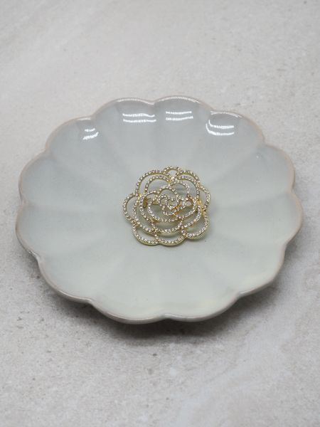 Hovedbilde 7DAYS brosje strassblomst