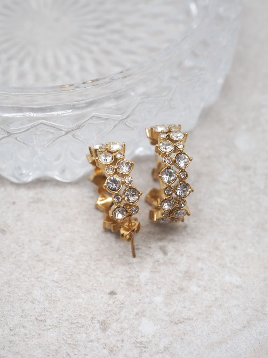 Øredobber med zirkoner