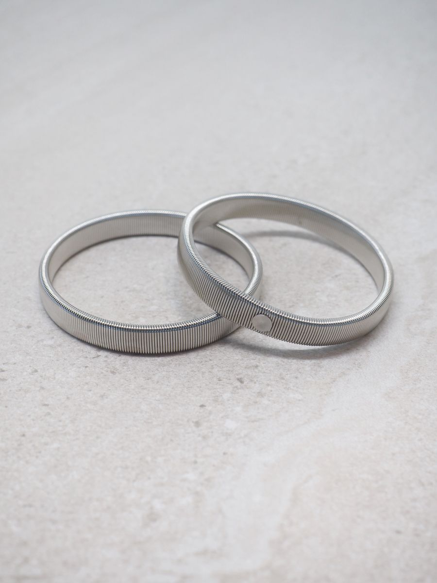 Armstrikker sølvfargete