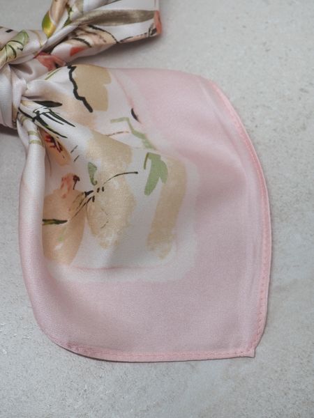 Hovedbilde Skjerf 100% silke rosa