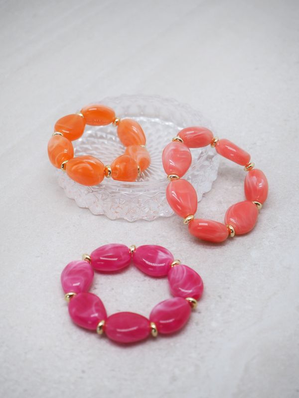 Plexiglass armbånd rosa