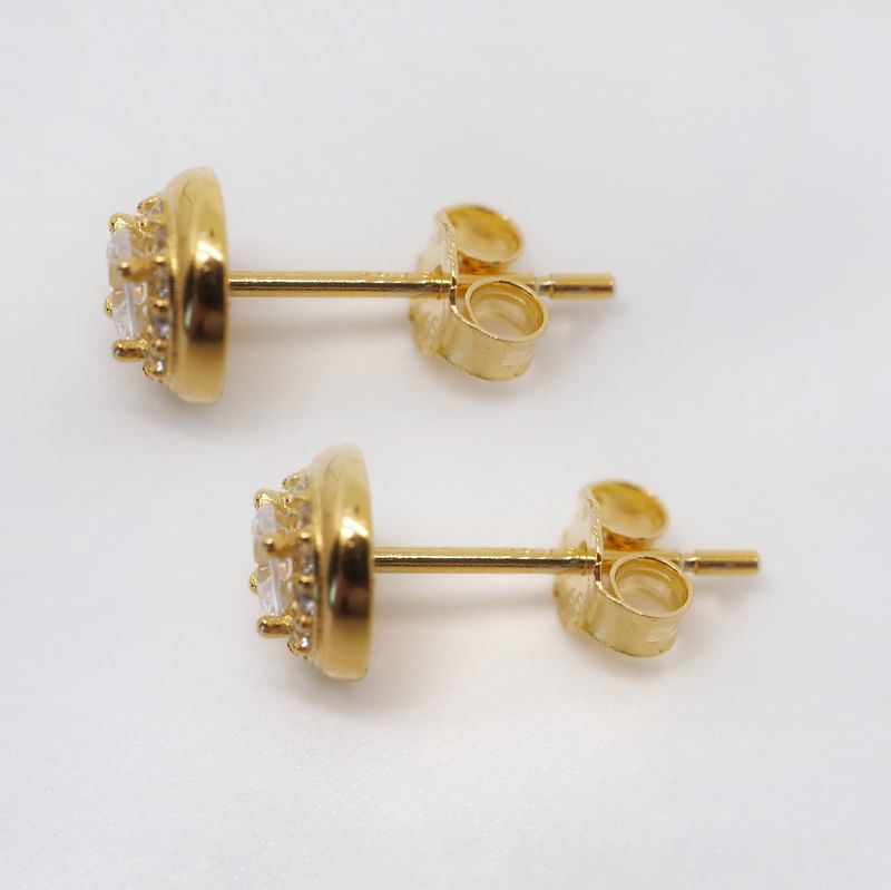 Studs 925 forgylt sølv