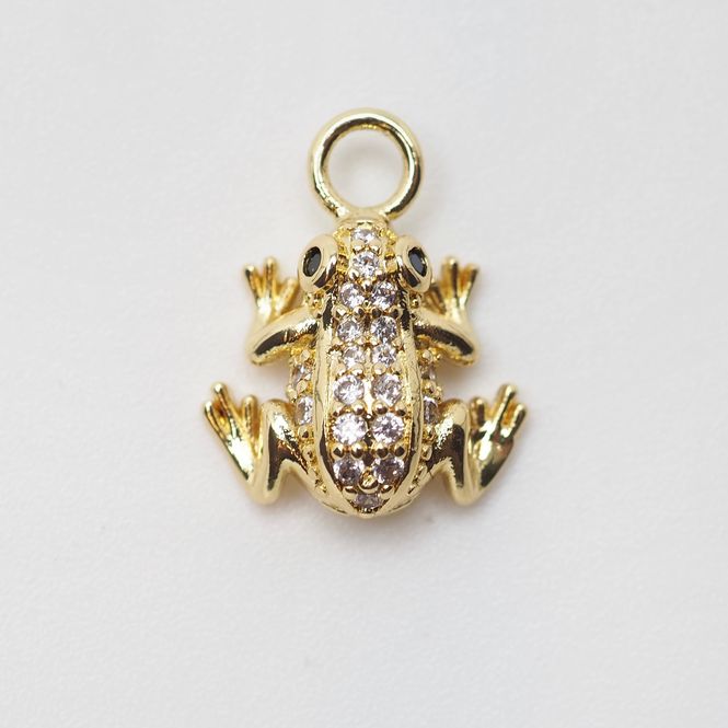 Hovedbilde Charm frosk blank