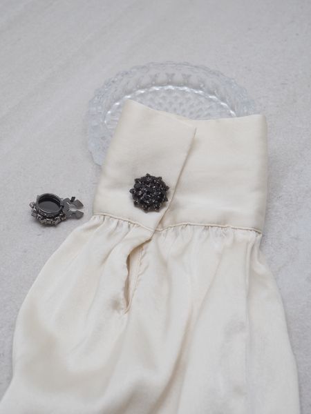 Hovedbilde Knappepynt 2stk svart 