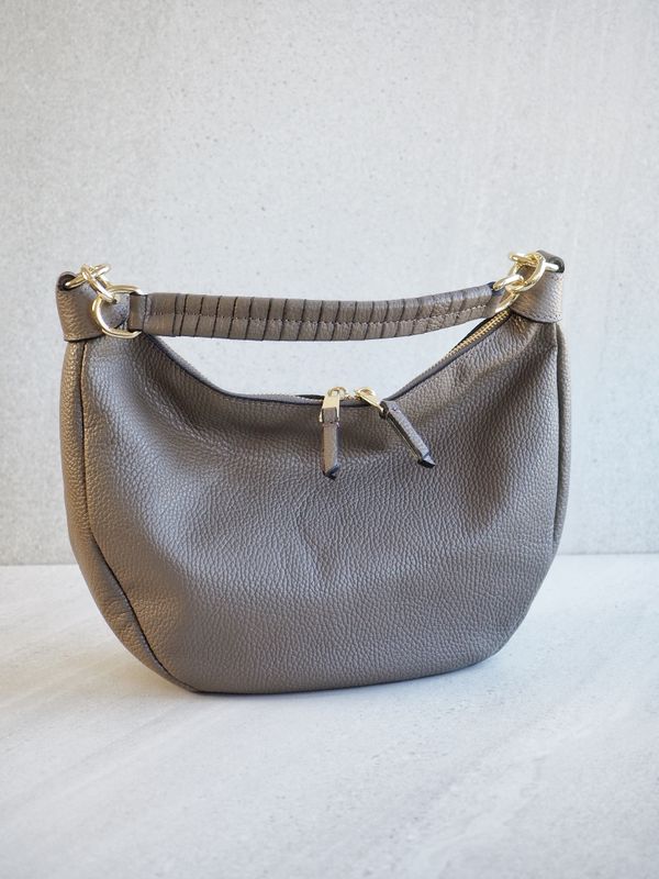 Betty skinnveske Taupe
