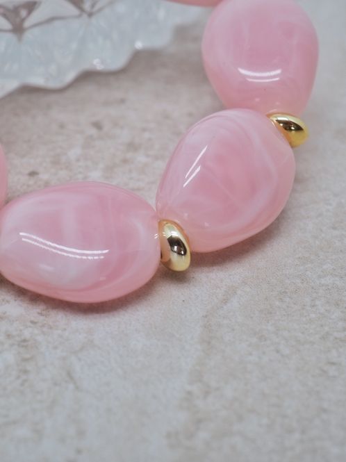 Hovedbilde Plexiglass armbånd lyserosa