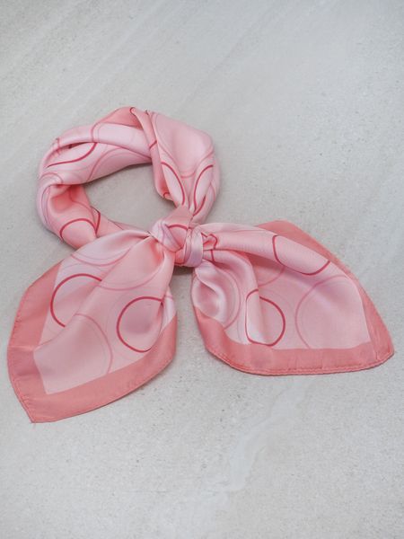 Hovedbilde Satengskjerf lyserosa toner