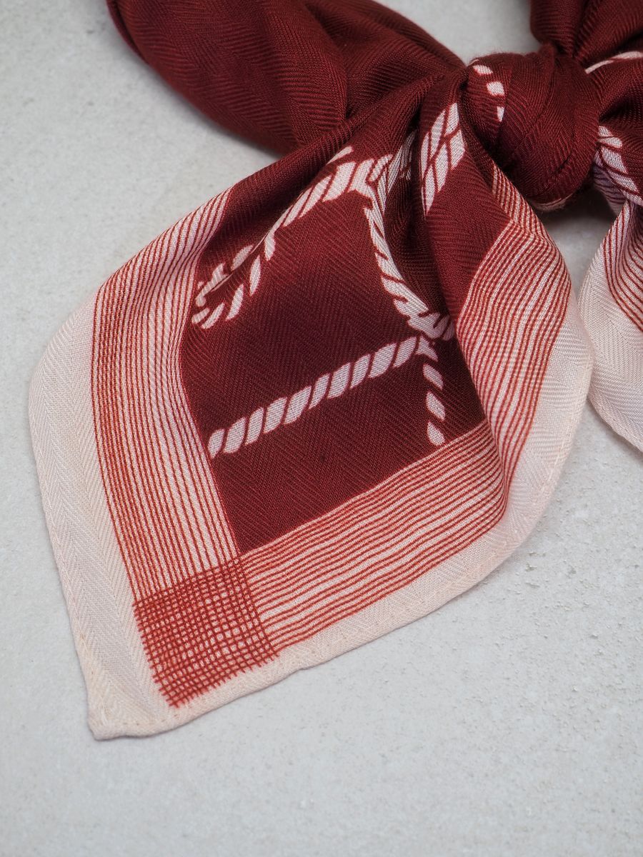 Lunt skjerf i bordeaux