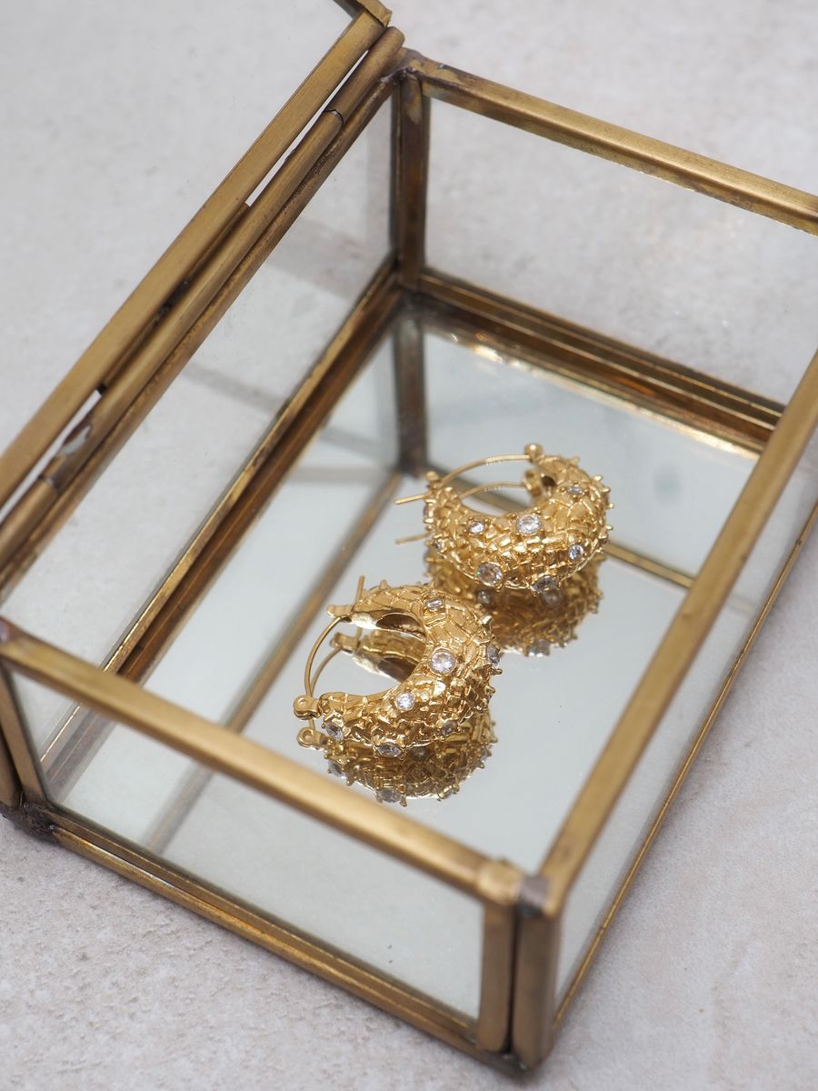 7DAYS hestesko øredobber