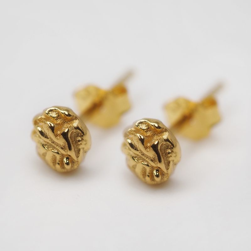 Sølv studs irregulær 