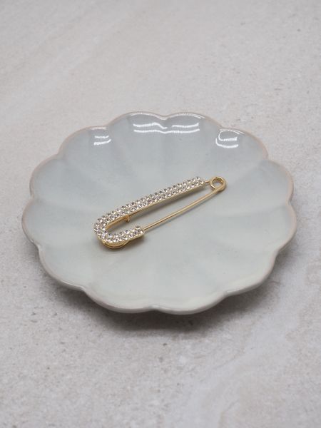 Hovedbilde 7DAYS brosje sikkerhetsnål gull