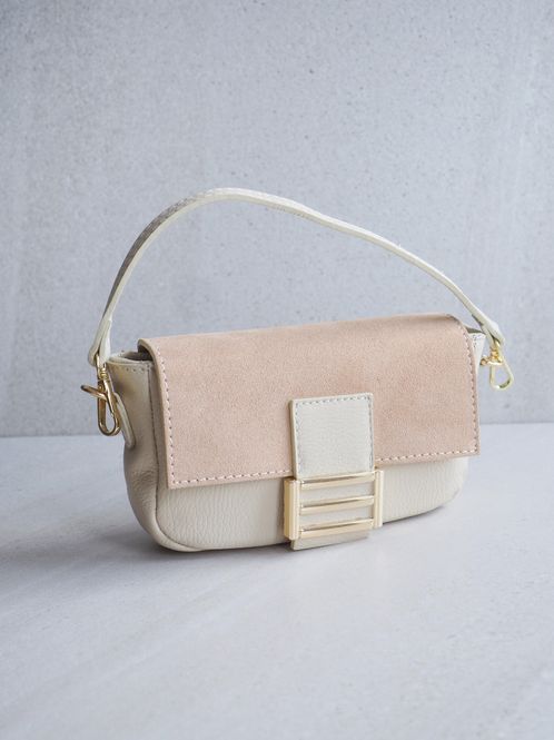 Hovedbilde Skinnclutch Beige