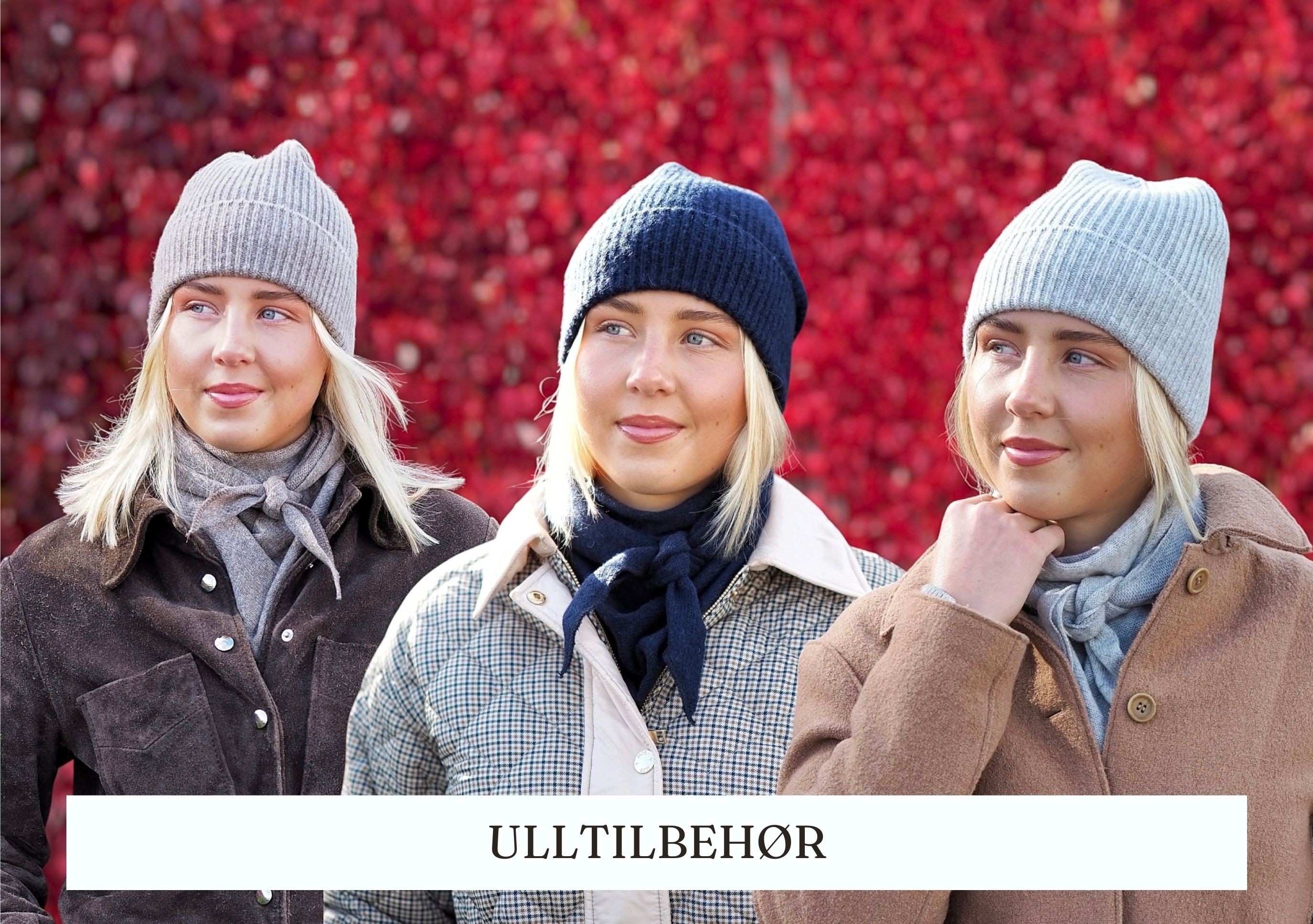 Ullskjerf 100% ull merinoull ullue skjerf stort skjerf mini skjerf 