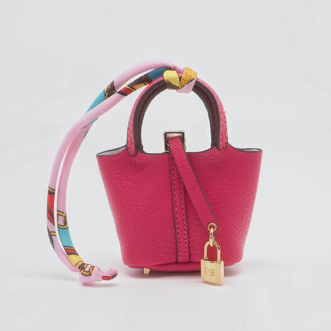 Hovedbilde Veskepynt bag fuksia 