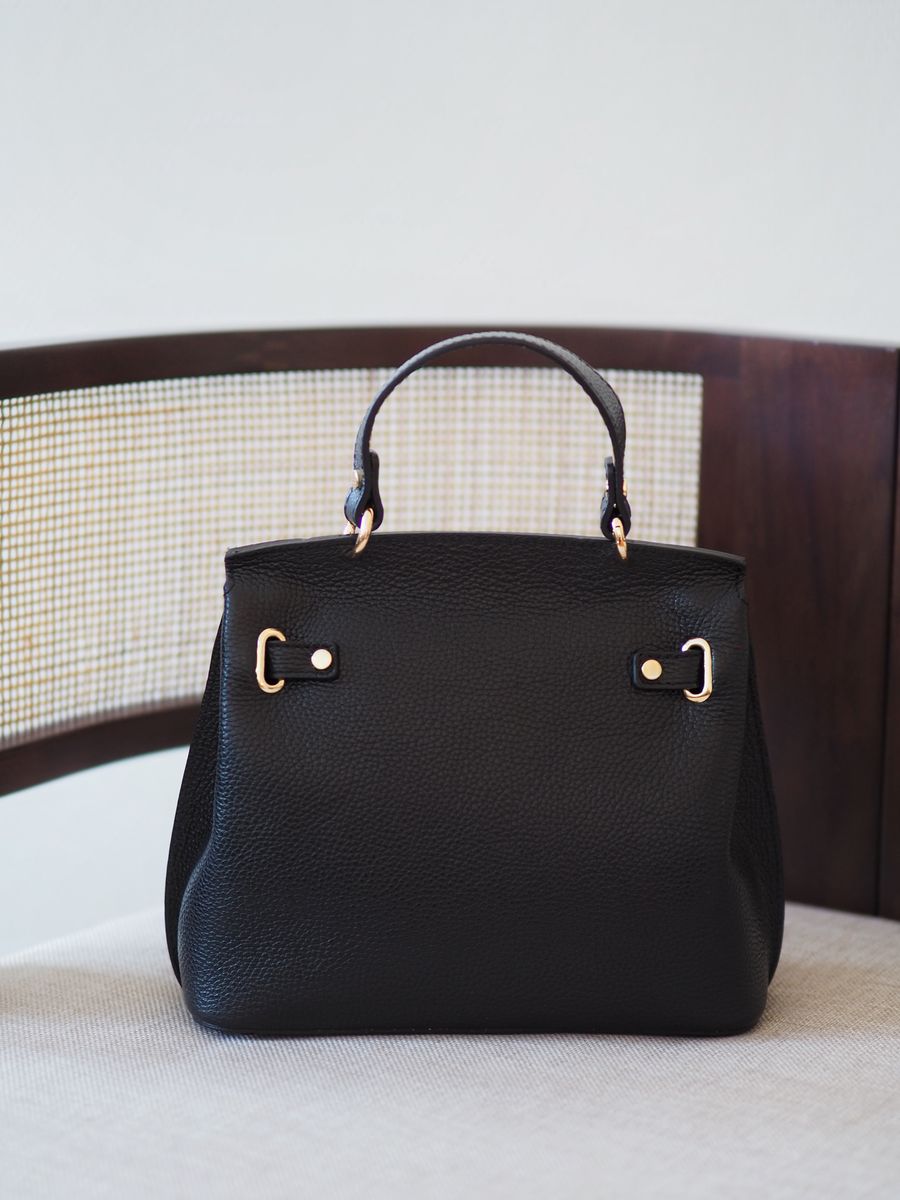 Klassisk skinnveske svart