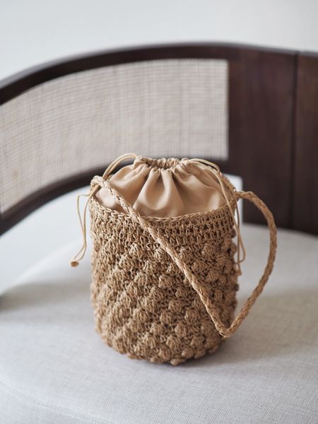 Hovedbilde Raffia veske khaki
